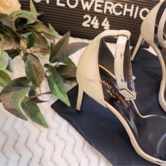 SAINT LAURENT ADJUSTABLE STRAP HEELS SIZE 36.5 (US6) - Picture 7 of 9